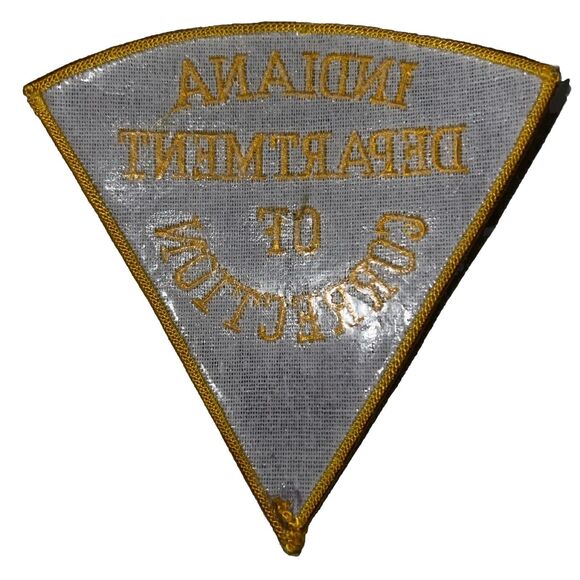 Indiana Department of Correction Vintage 2nd Issue Uniform Patch Embroidered NEW - Picture 2 of 2
